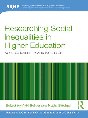 cover image of Researching Social Inequalities in Higher Education